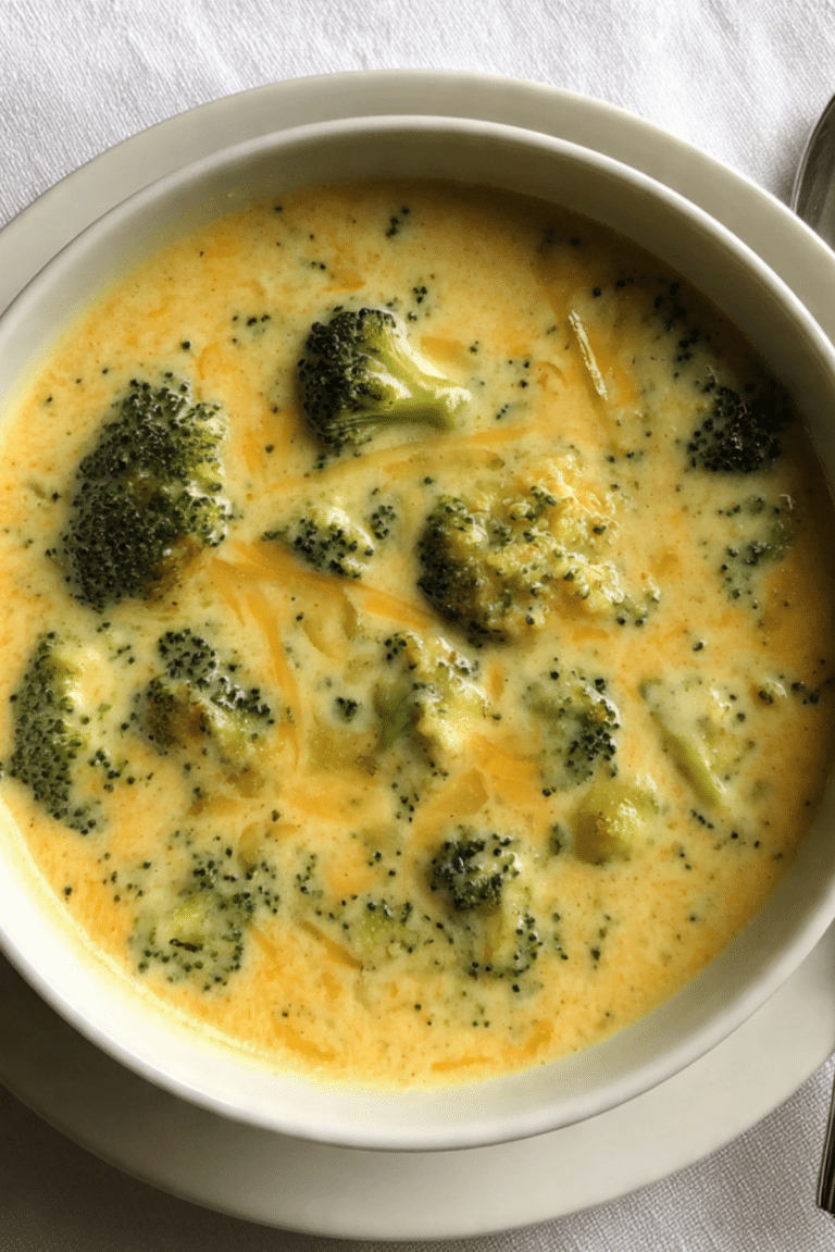 Broccoli Cheddar Soup