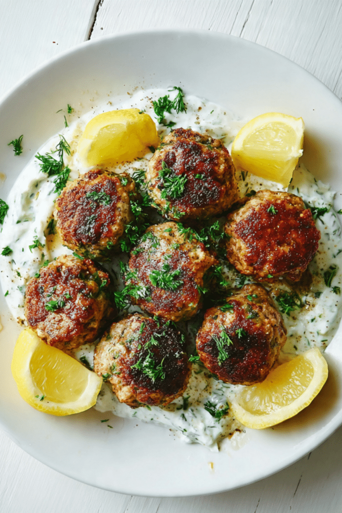 Greek Chicken Meatballs