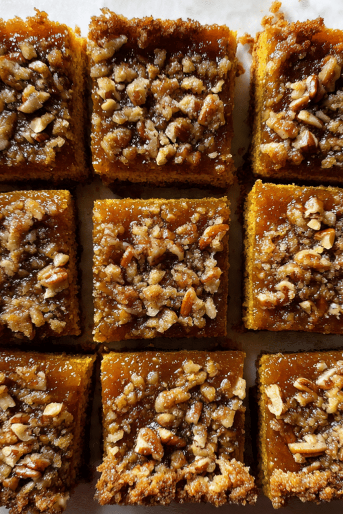 Pumpkin Pecan Bars