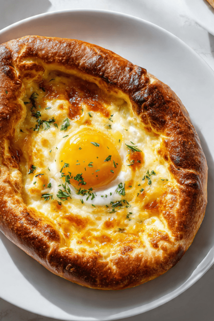 Khachapuri (Georgian Cheese Bread)