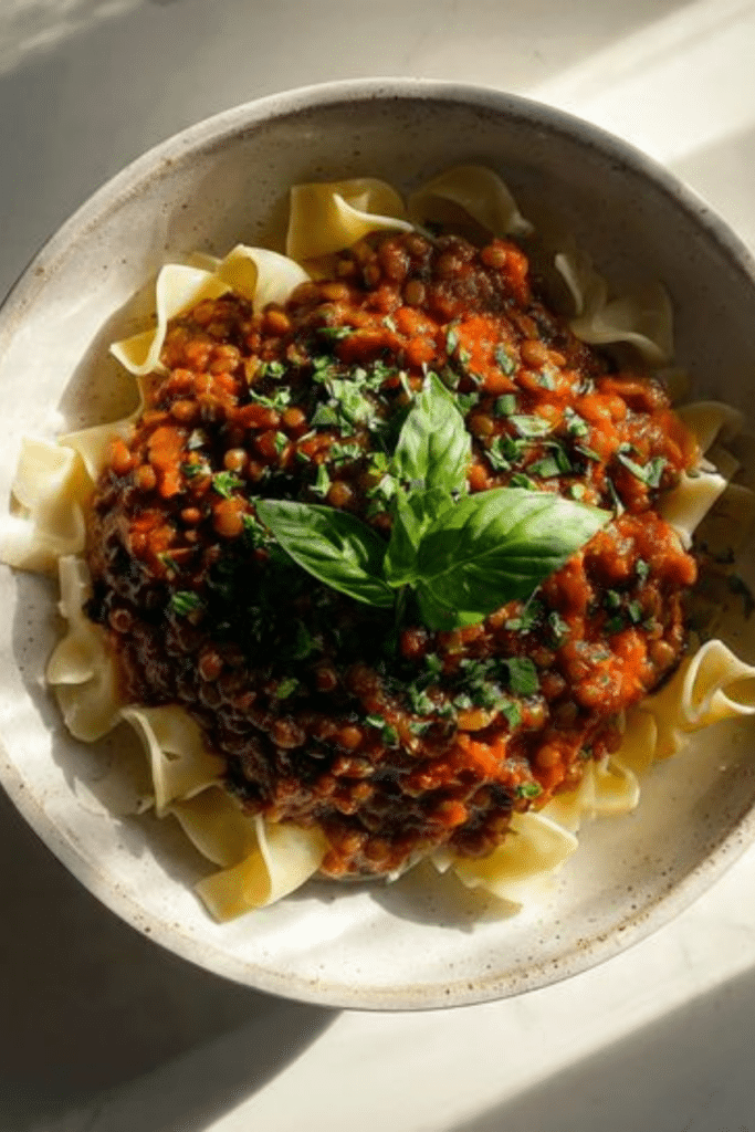 Lentil Bolognese
