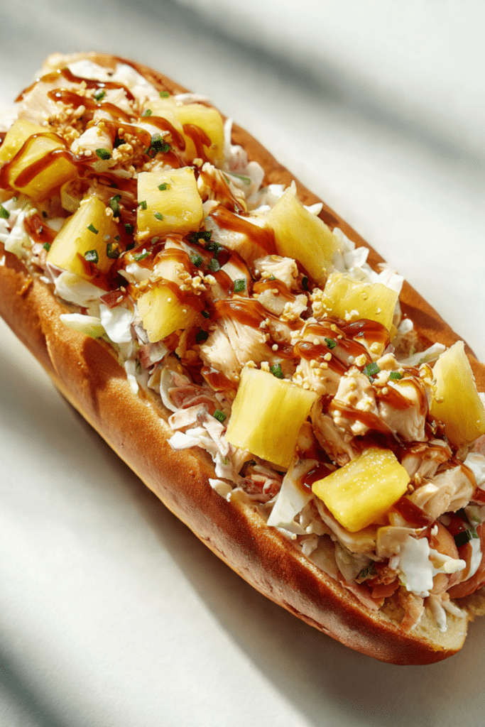 Hawaiian-Style Hot Dog