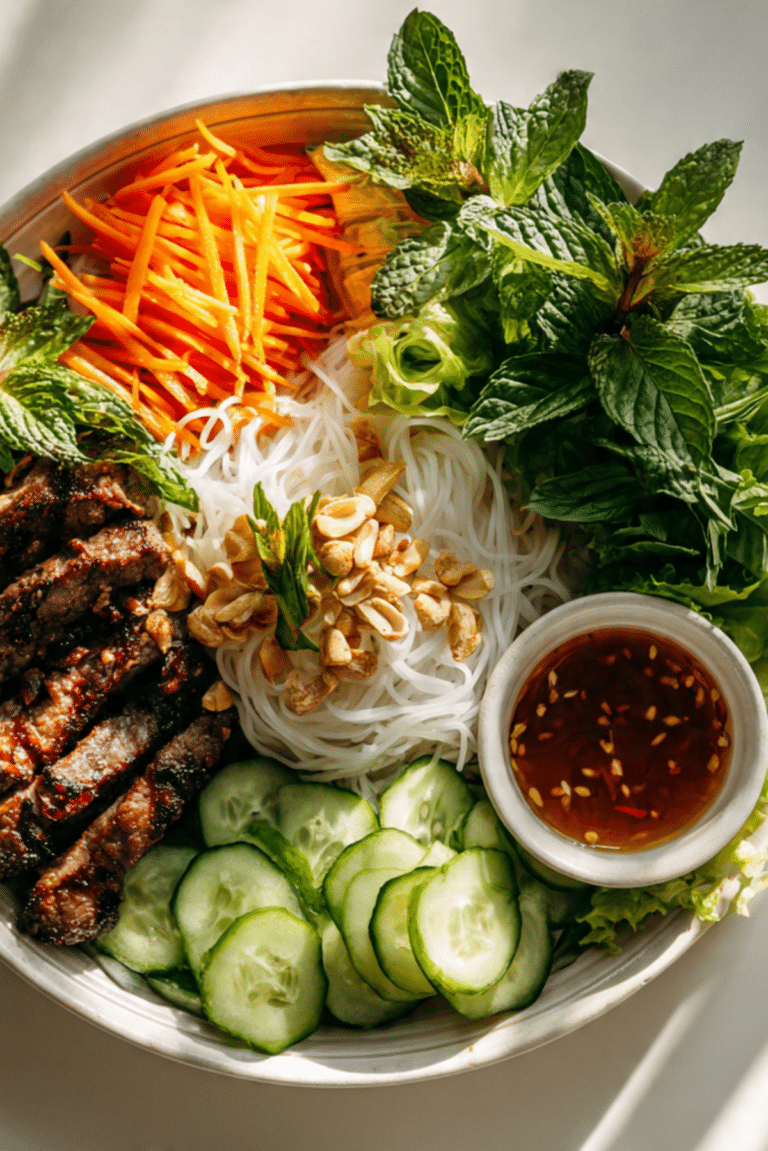Bun Thit Nuong (Grilled Lemongrass Pork Noodle Bowls)
