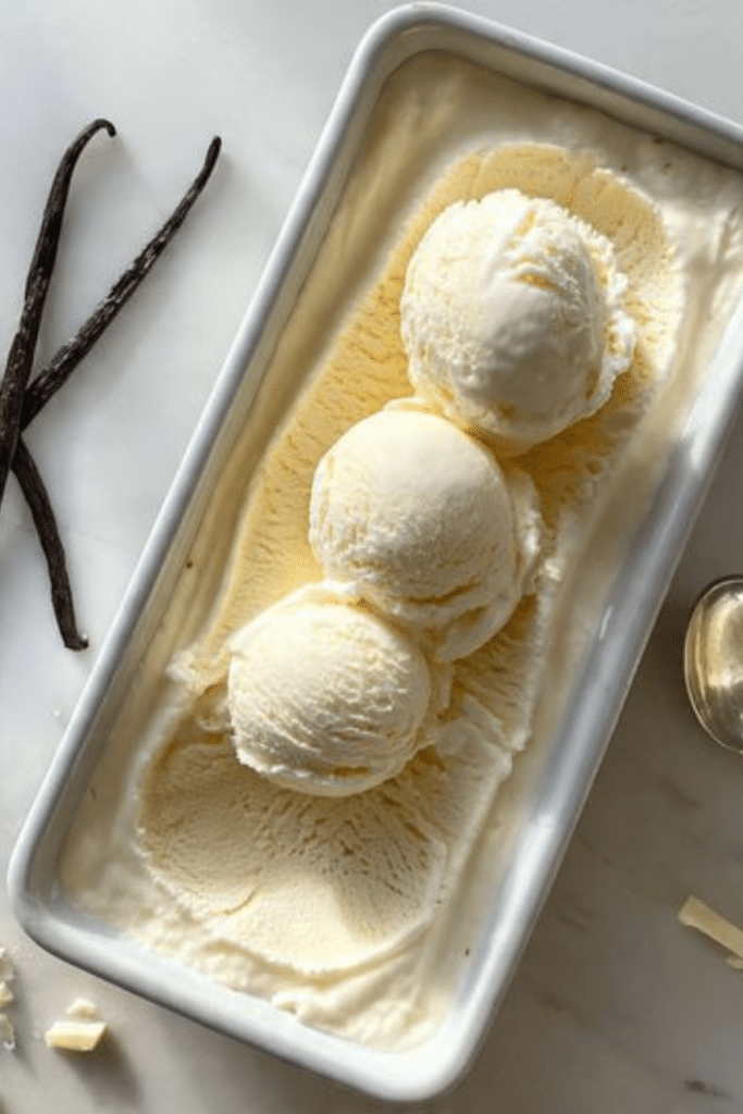 No-Churn Vanilla Frozen Yogurt