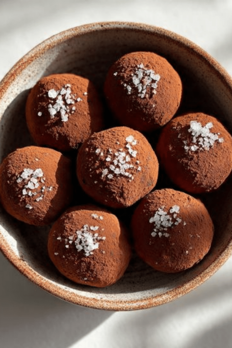 Sweet Potato Chocolate Truffles