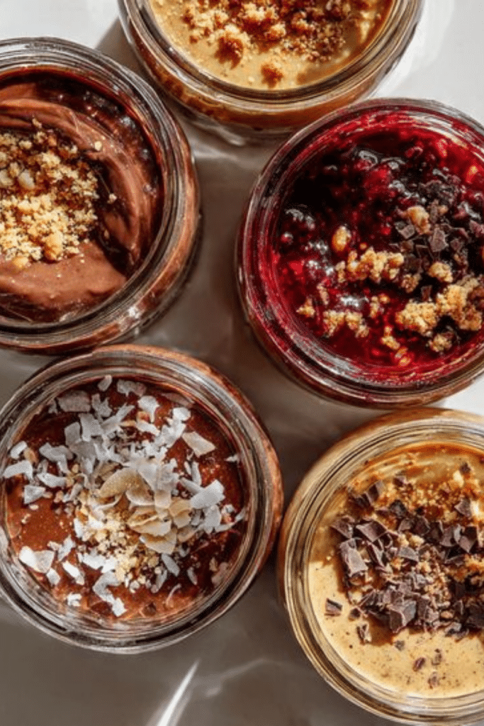 Chocolate Coconut PB&J Jars