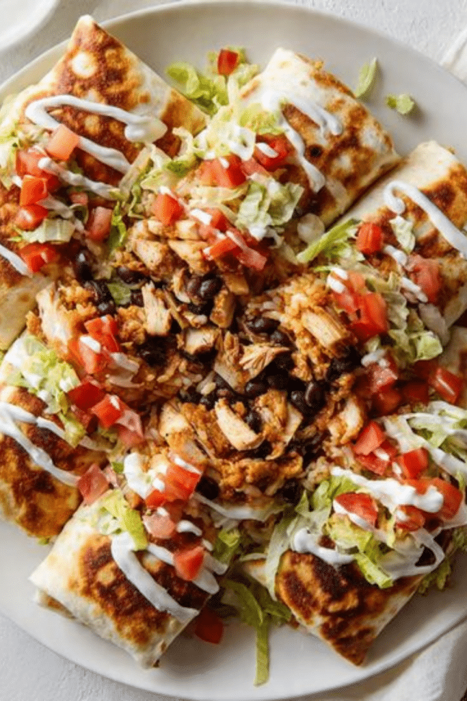 Healthy Chicken Burritos