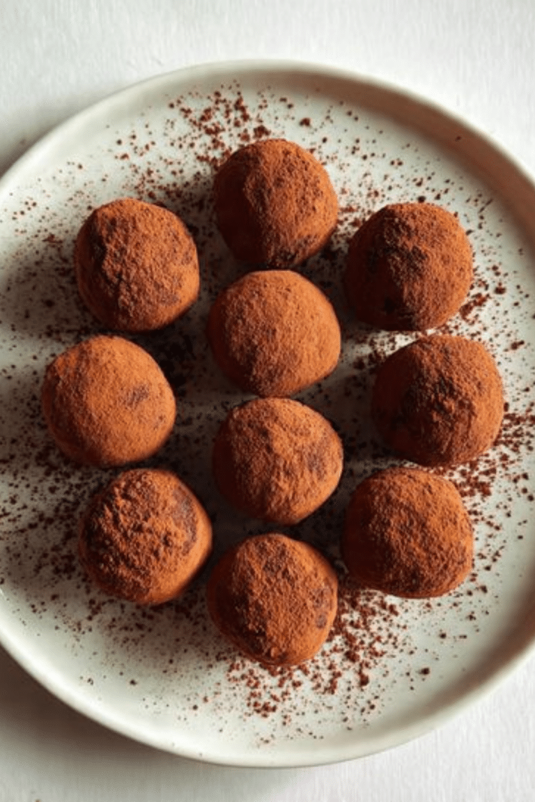 Sweet Potato Chocolate Truffles