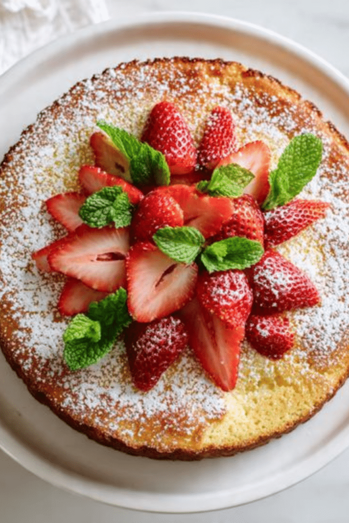 Ricotta and Strawberry Cake