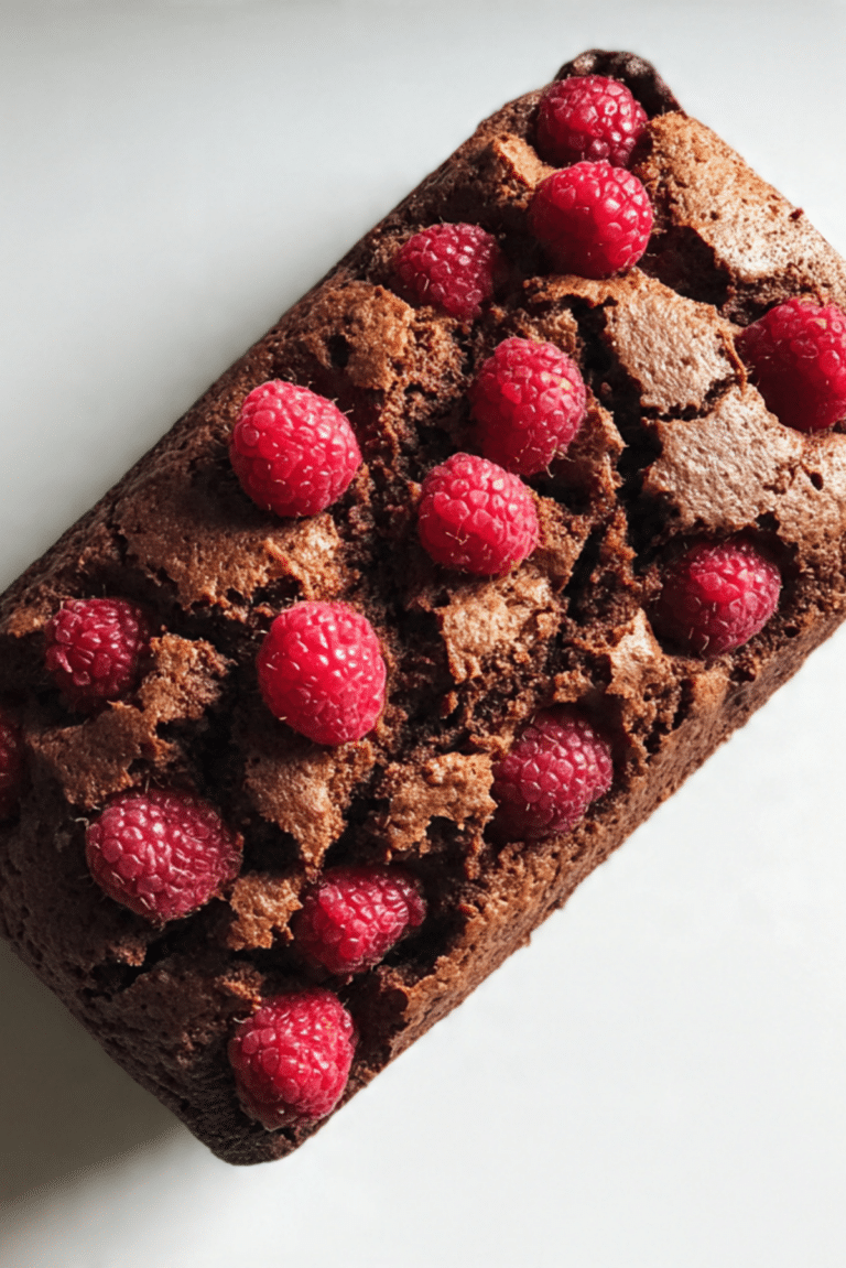 Chocolate and Raspberry Pound Cake