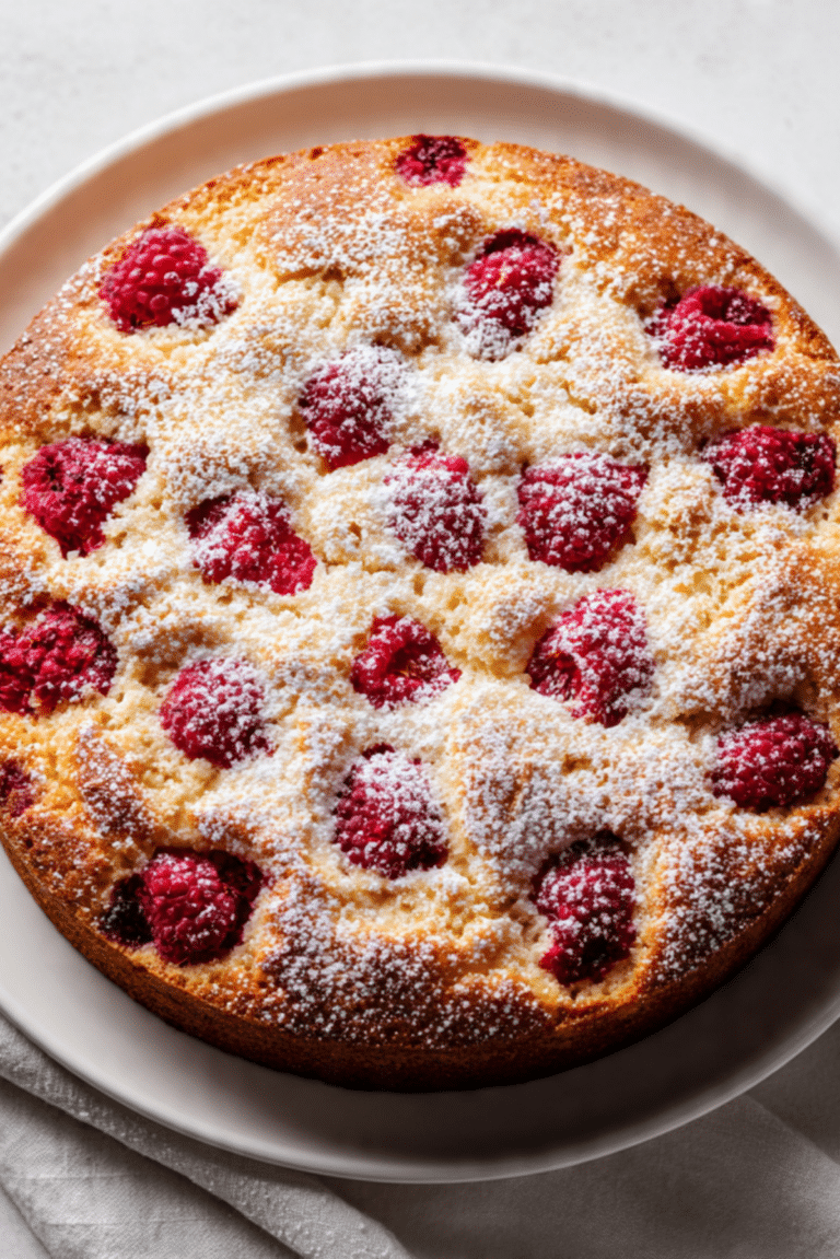 Tender Raspberry Cake