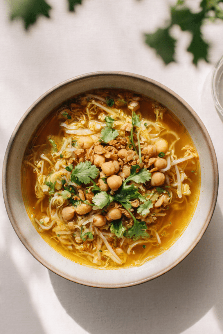 Burmese Samusa Soup