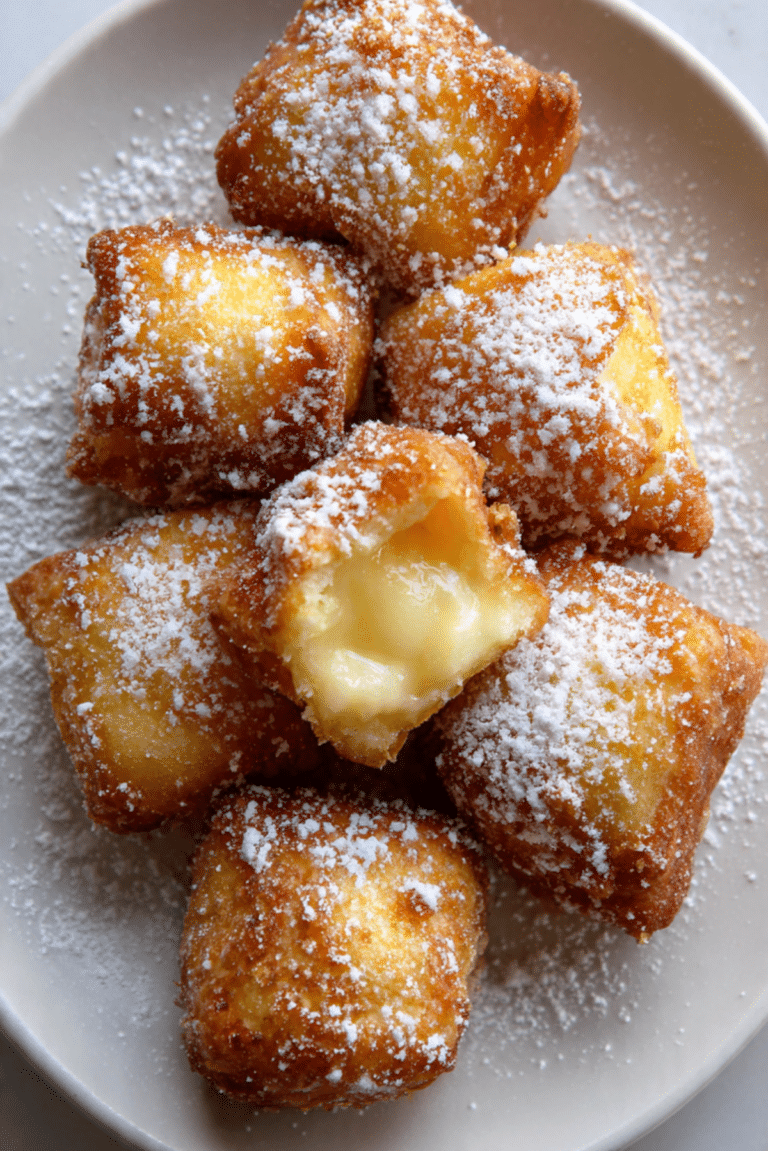 Deep-Fried Cheesecake Bites