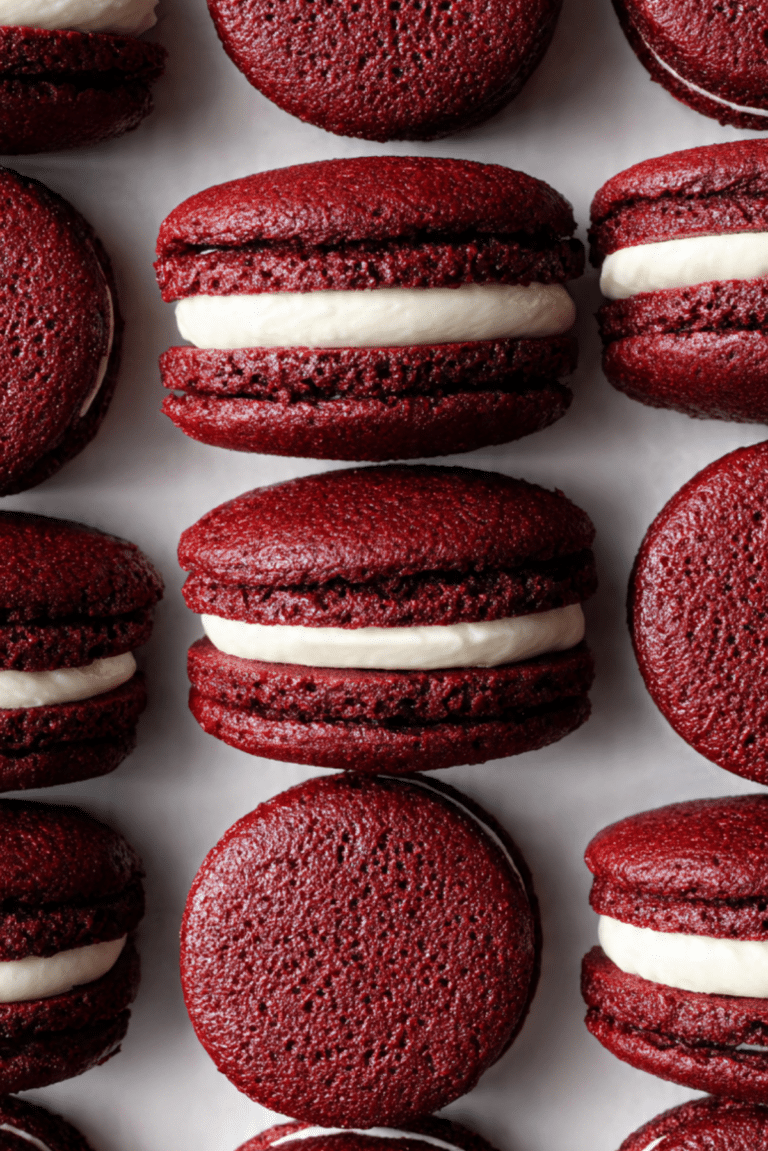 Red Velvet Sandwich Cookies