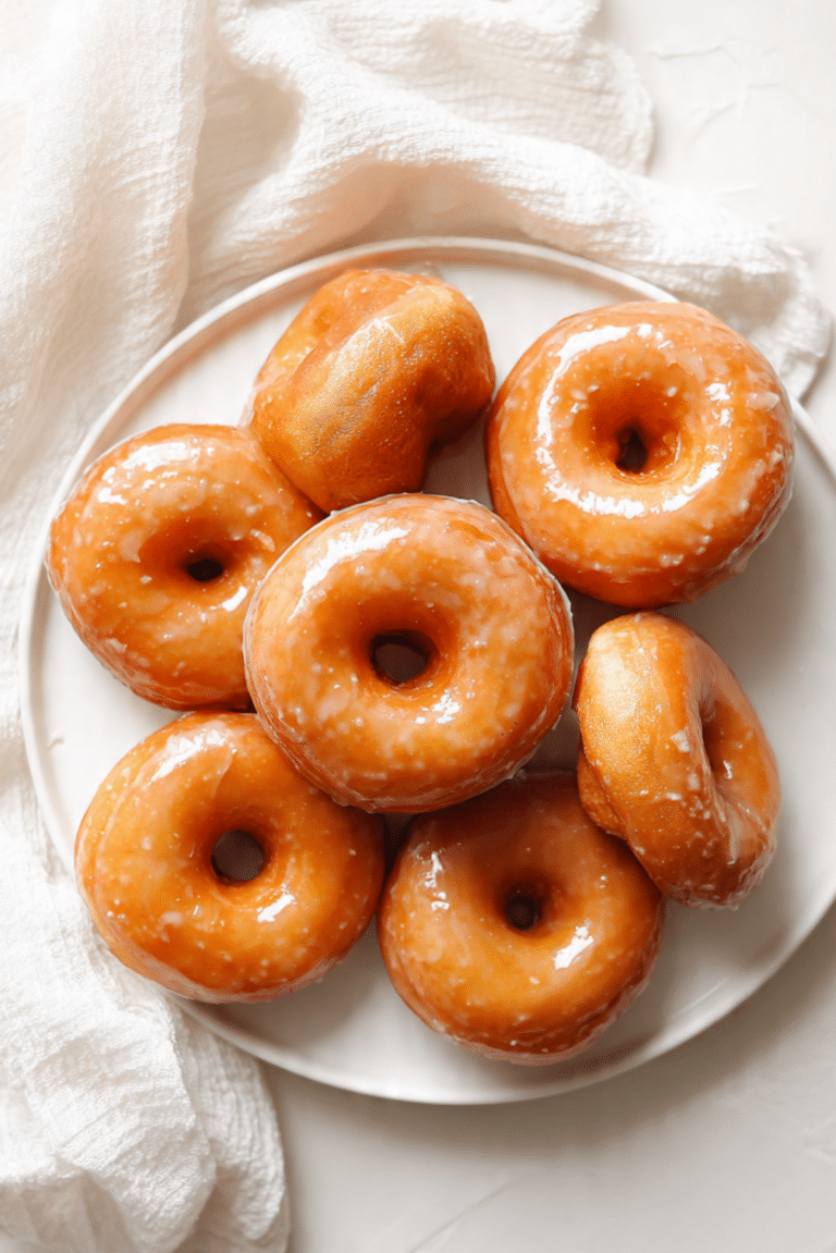 Homemade Glazed Doughnuts