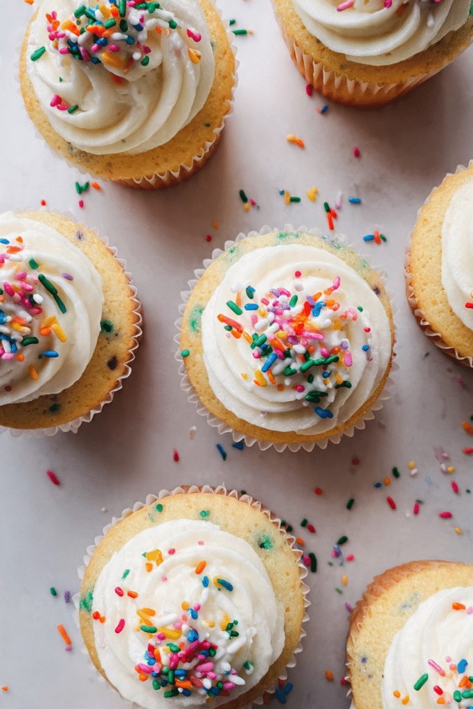 Homemade Funfetti-Style Cupcakes