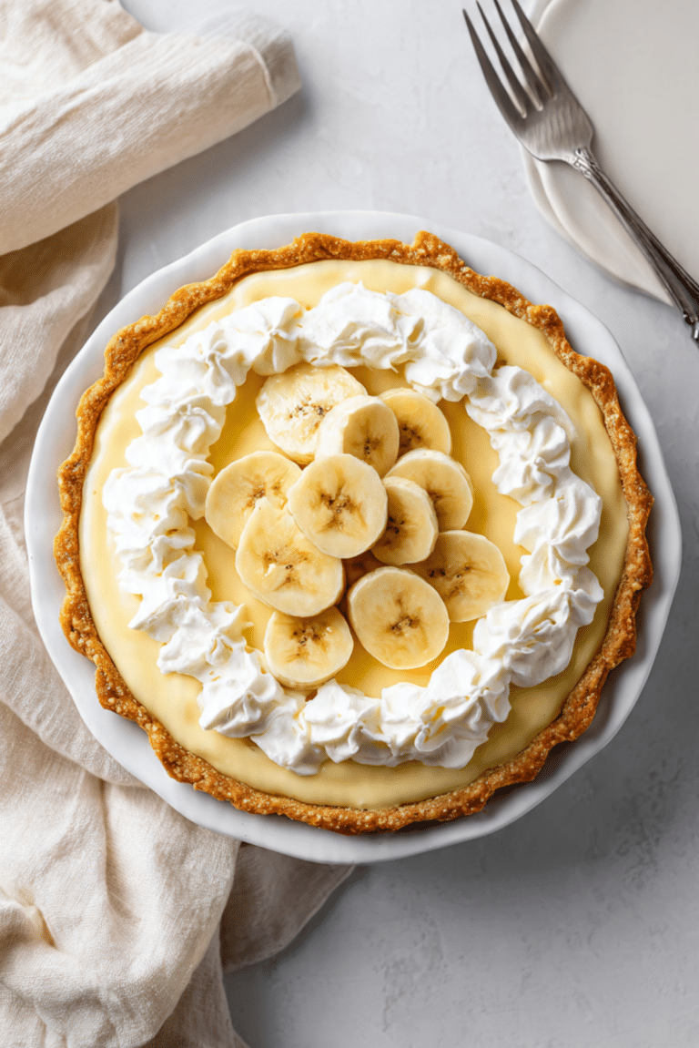 Homemade Banana Cream Pie