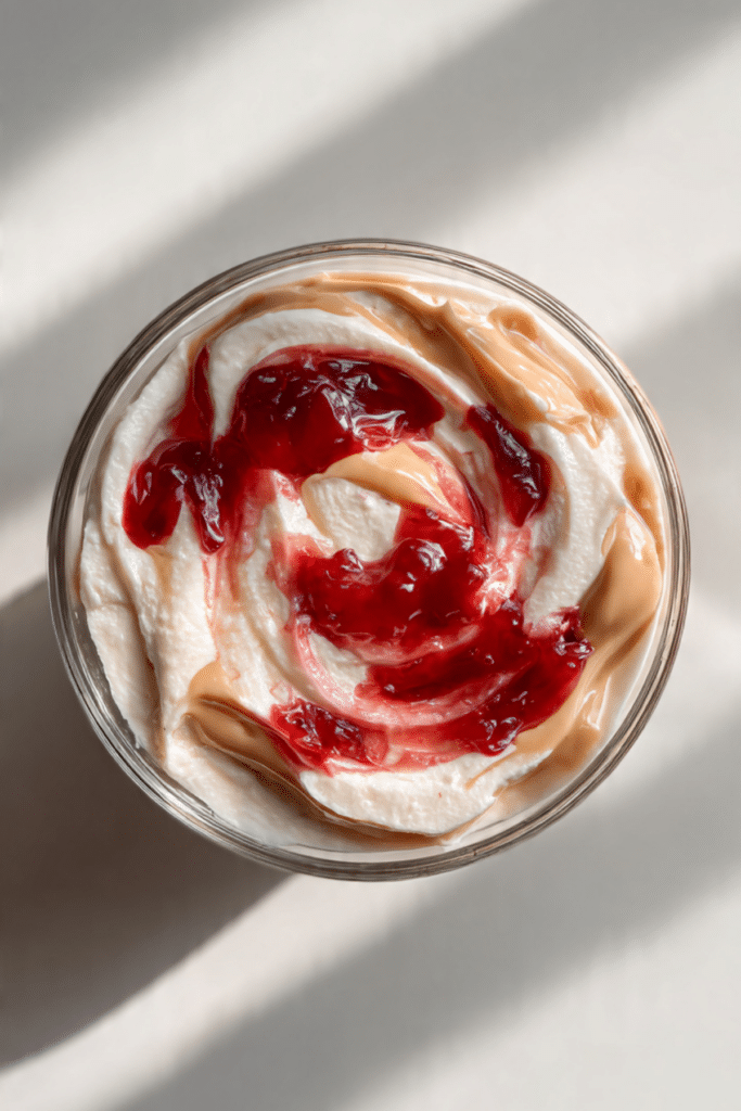 Peanut Butter and Jelly Pudding