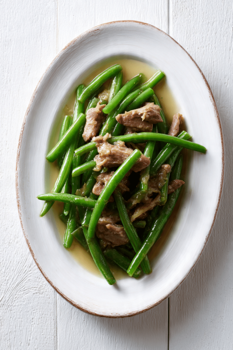 Green Beans with Meat
