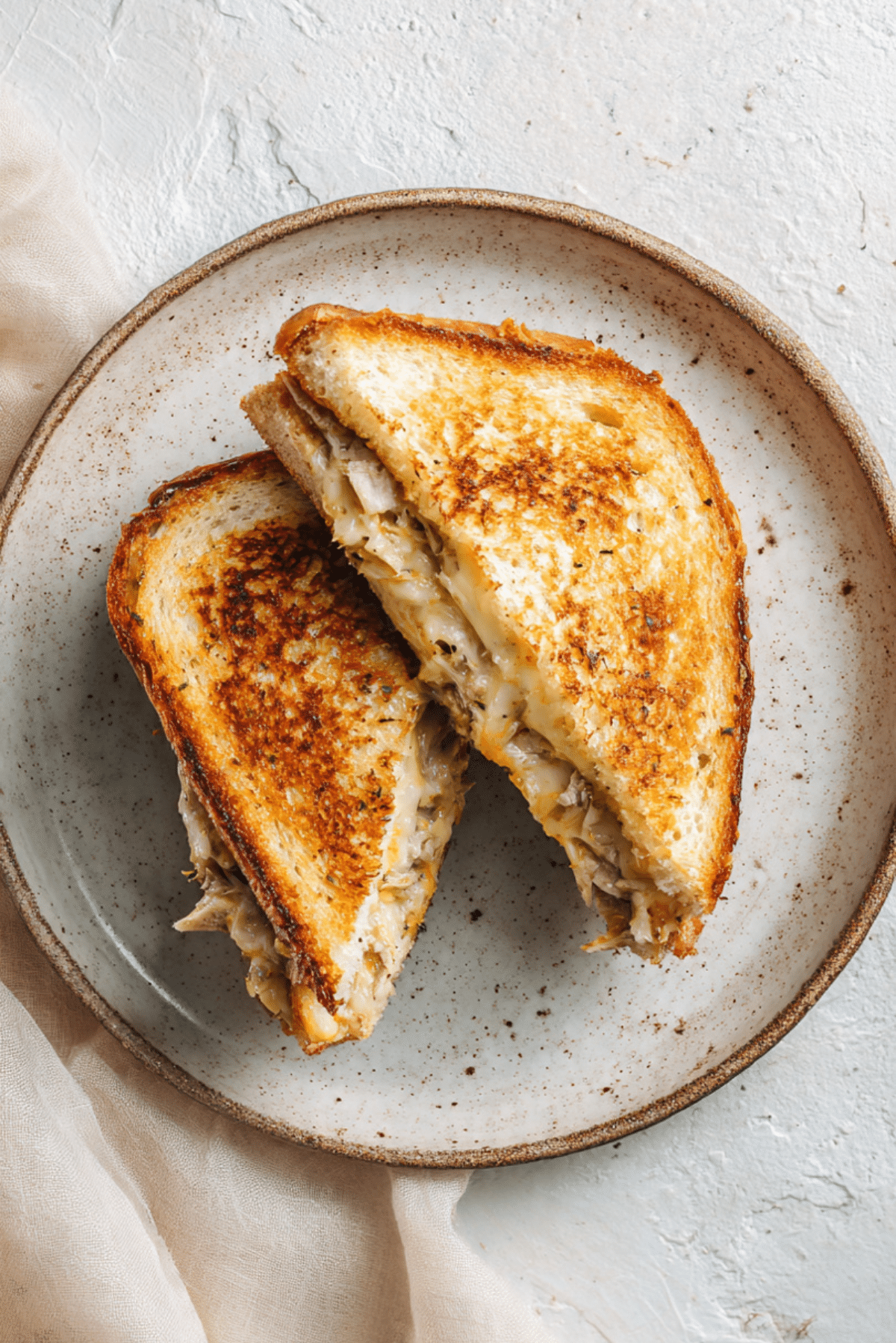 Leftover Lamb Mandy Grilled Cheese Sandwich