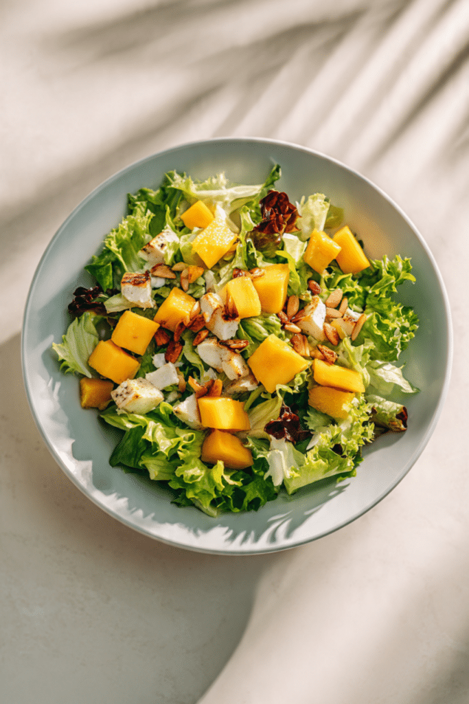 Salad with Cheese & Mango