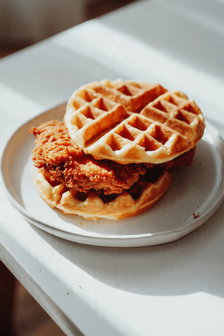 Waffle Chicken Sandwich
