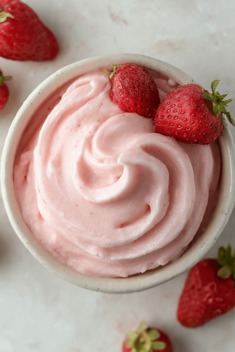 Frozen Strawberry Yogurt