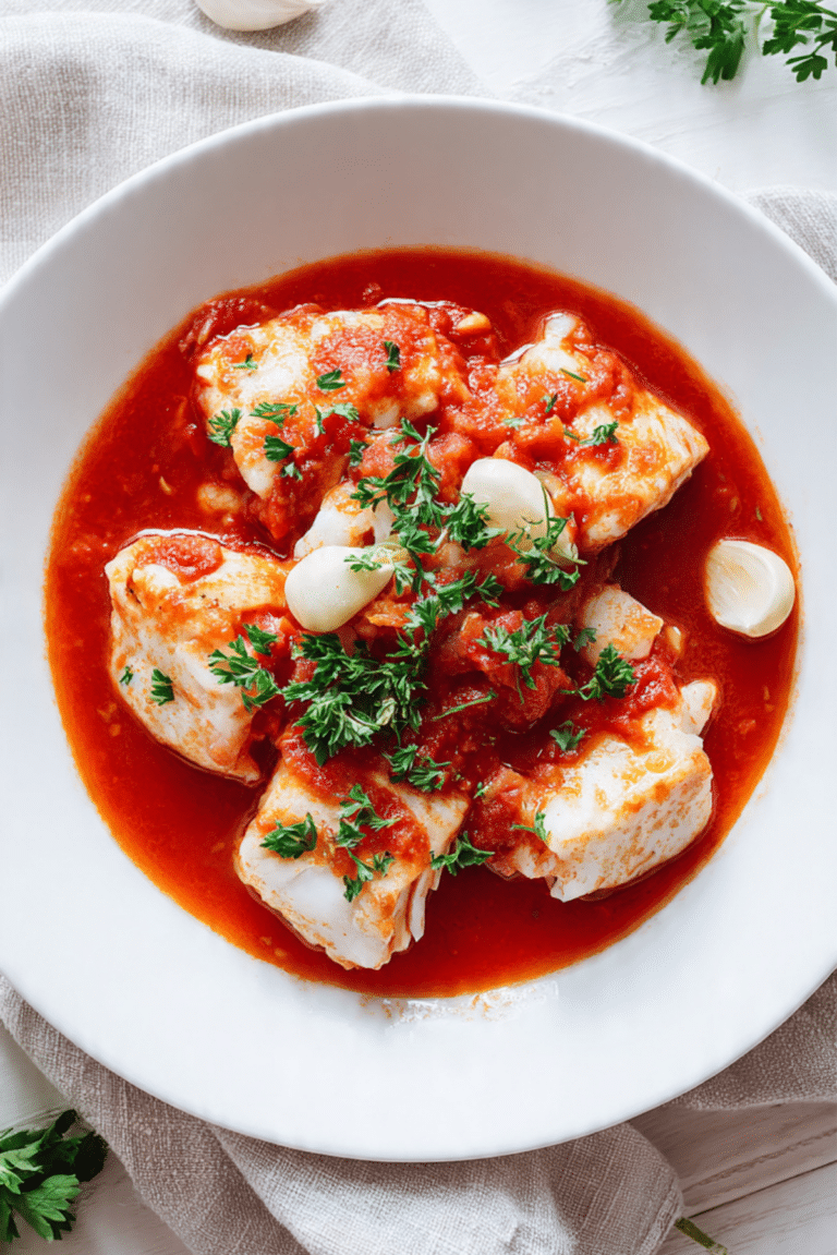 Fish in Tomato Sauce