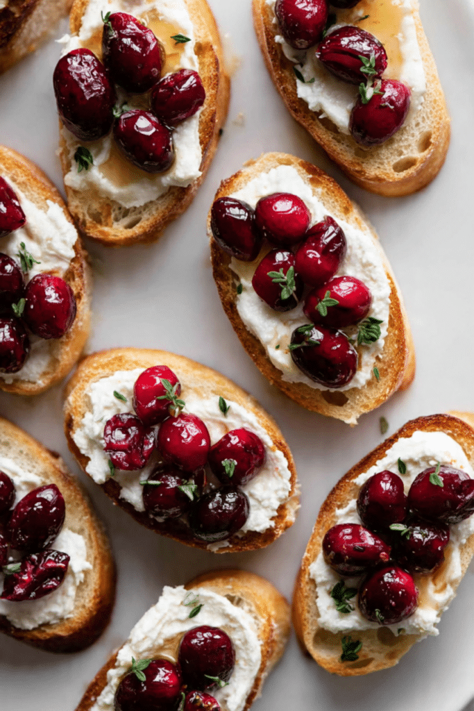 Cream Cheese Crostini