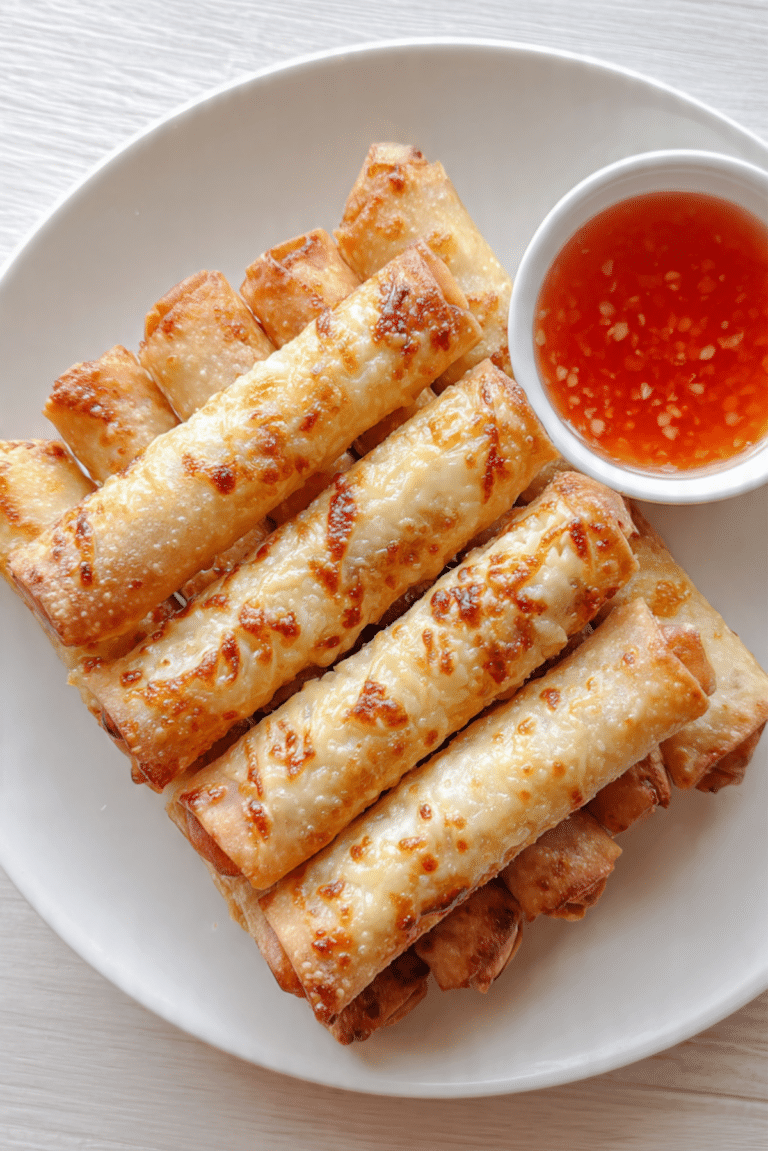 Cheesy Lumpiang Shanghai