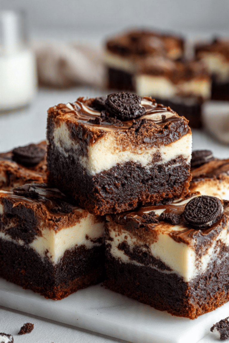 Oreo Cheesecake Brownies