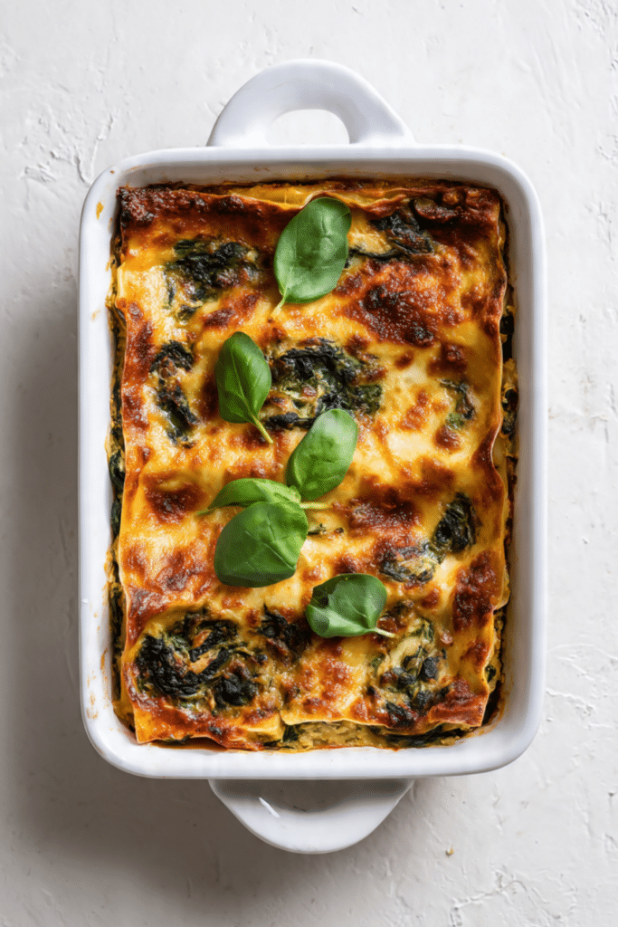 Vegan Spinach Lasagne