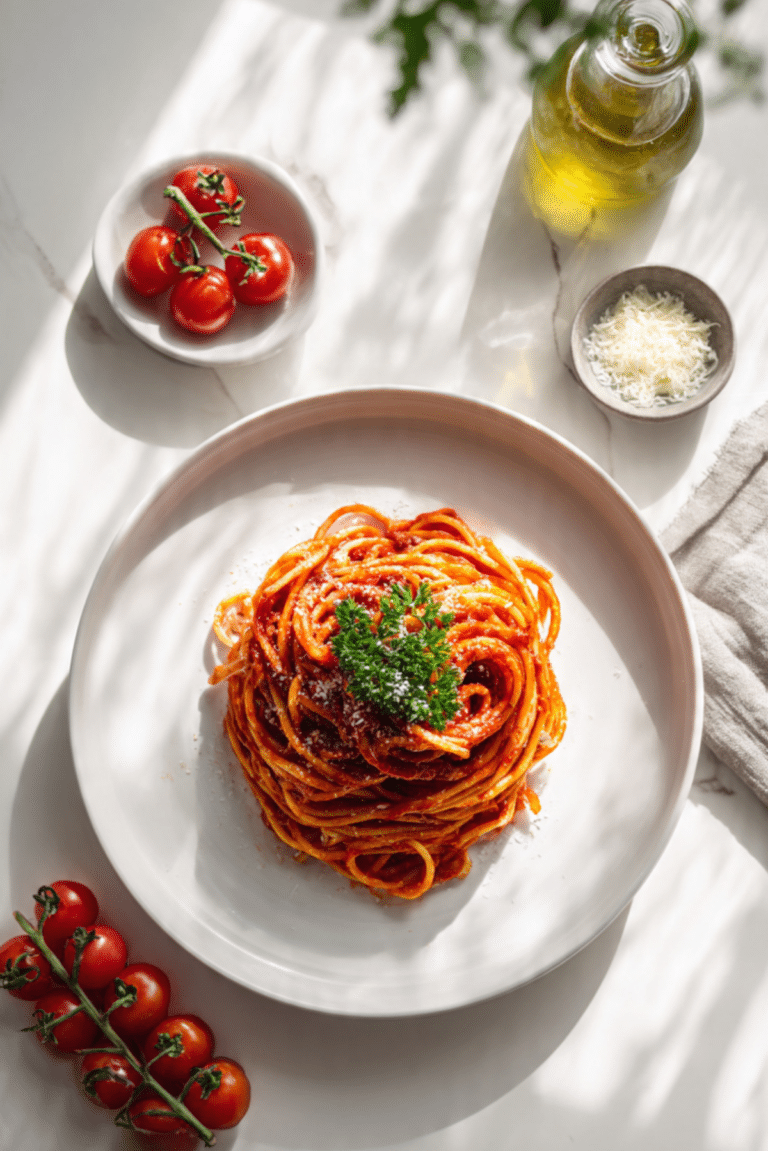 Spaghetti with Mushrooms