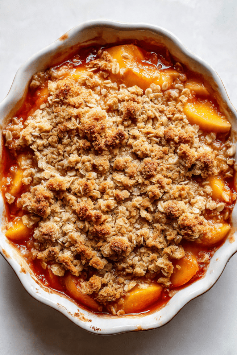 Perfect Peach Crisp