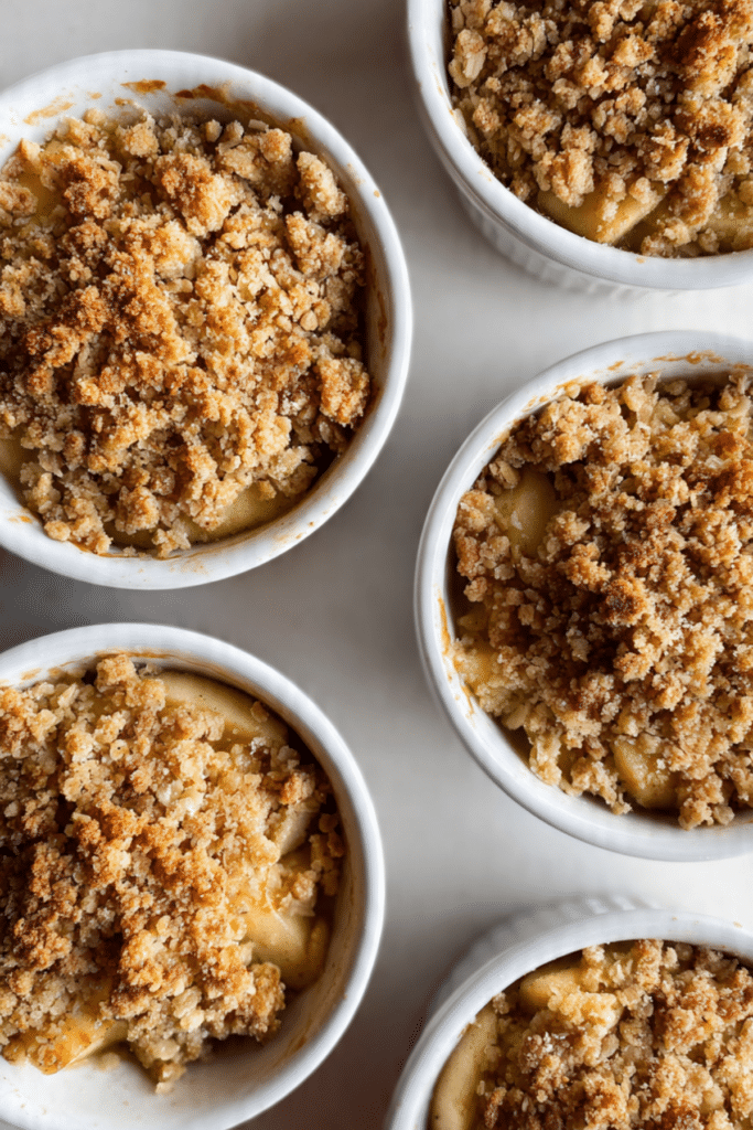 Individual Apple Crumbles