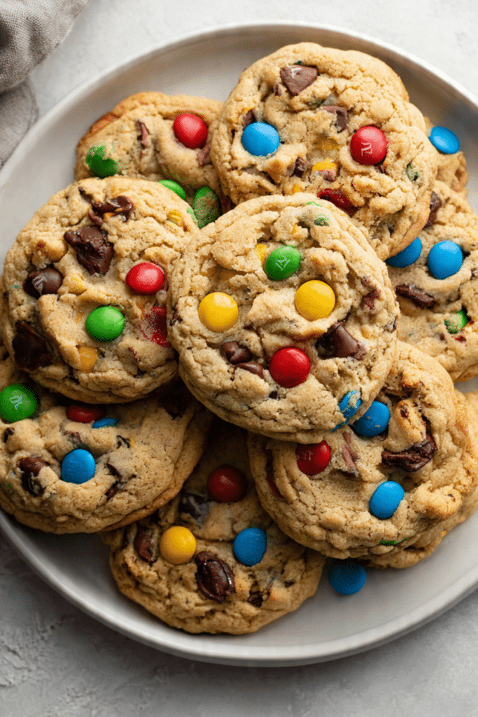 Soft & Thick Monster Cookies