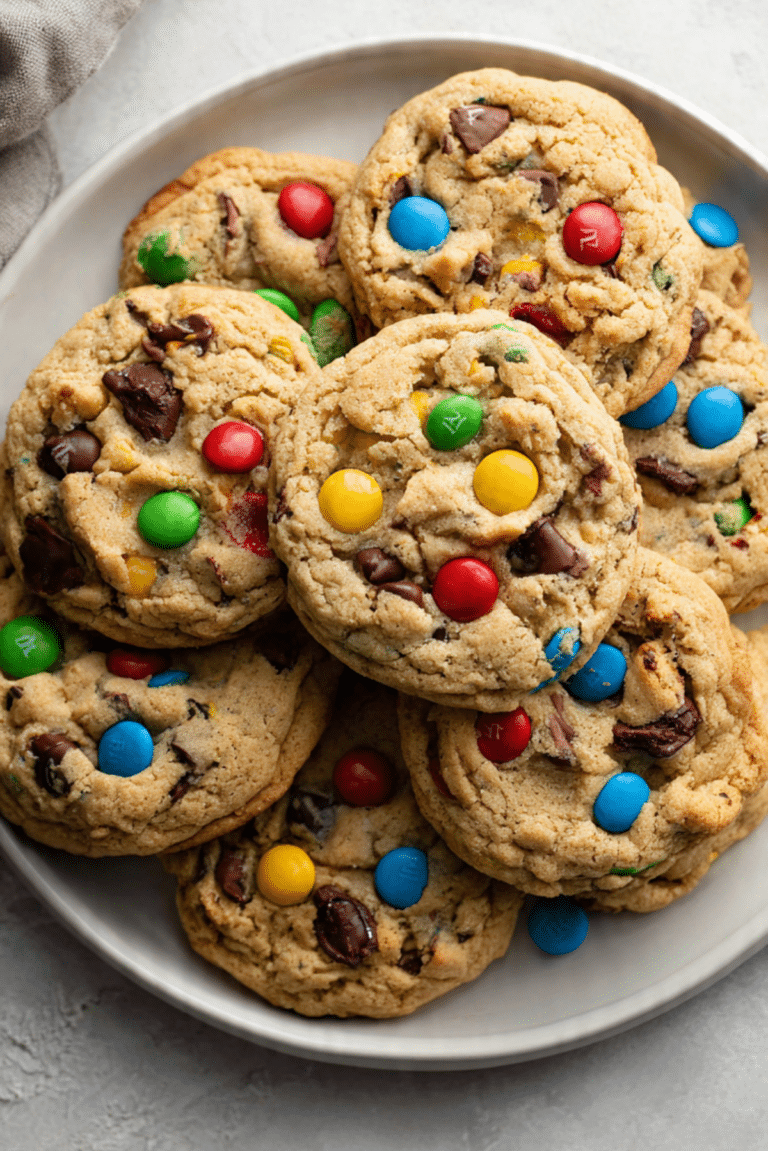 Soft & Thick Monster Cookies