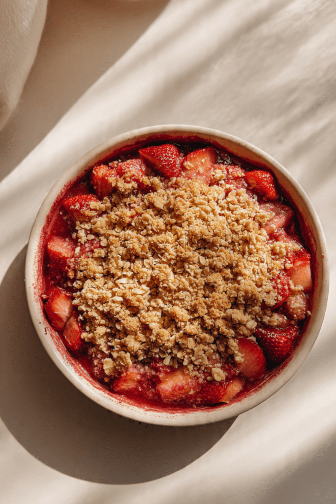Strawberry Vanilla Crisp