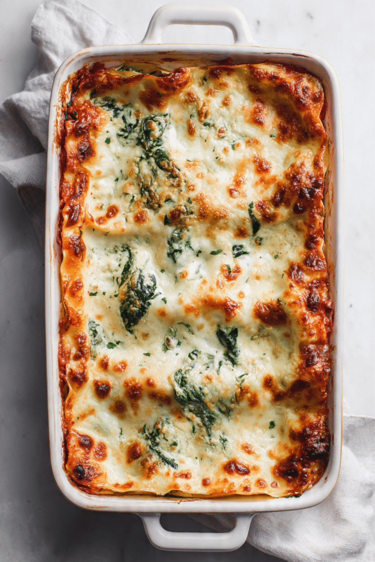 Vegan Spinach Lasagne