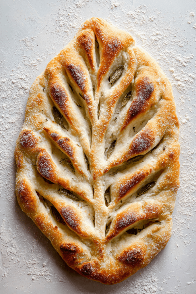Homemade Fougasse