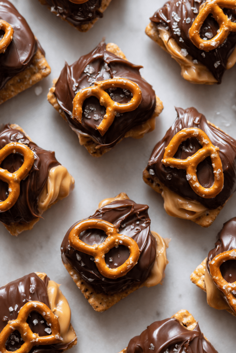 Chocolate Peanut Butter Pretzel Bites