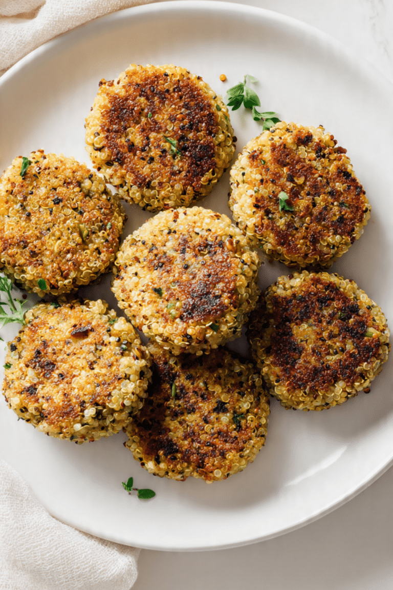 Crispy Quinoa Patties
