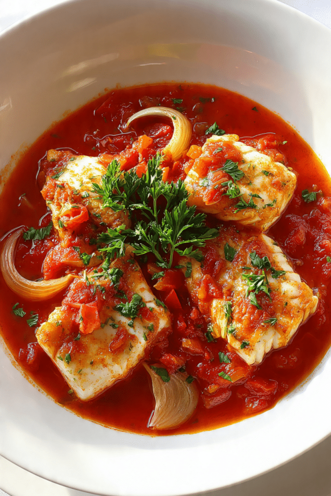 Fish in Tomato Sauce