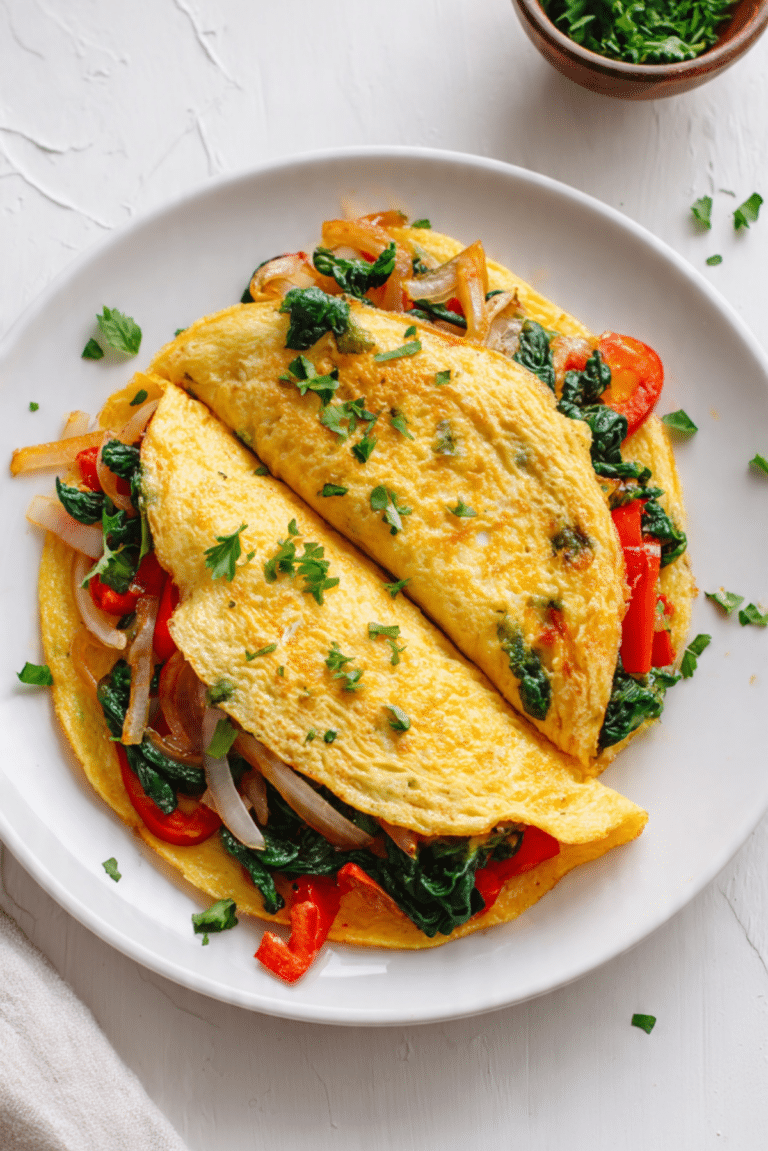 Vegan Chickpea Omelettes
