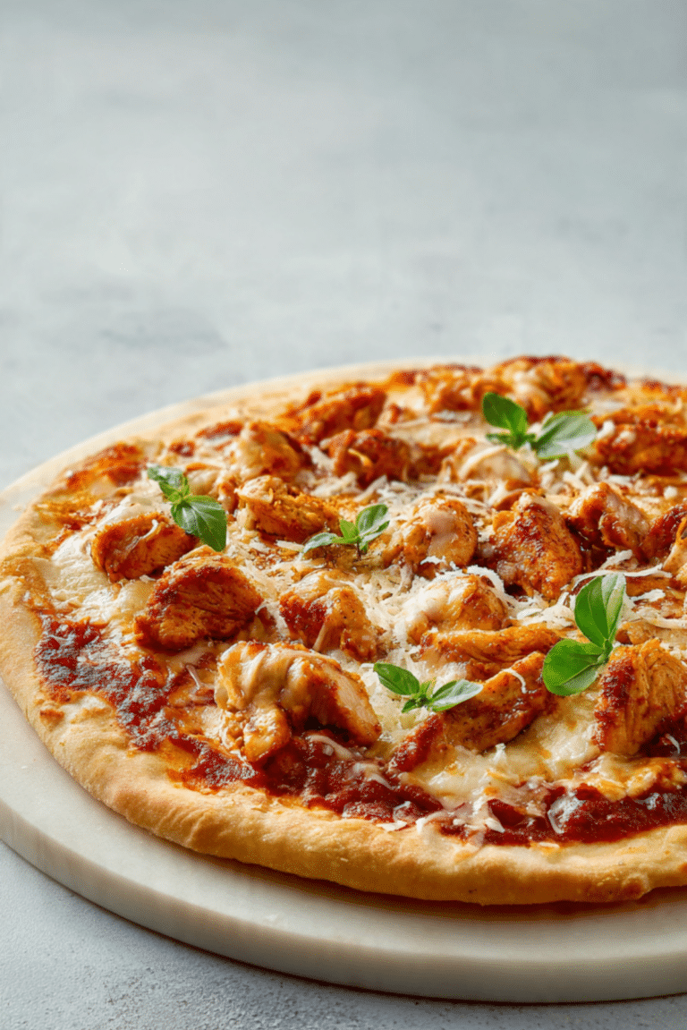 High-Protein Chicken Parm Pizza