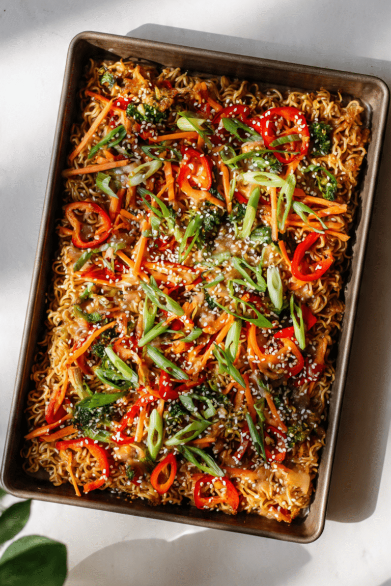 Sheet-Pan Crispy Ramen