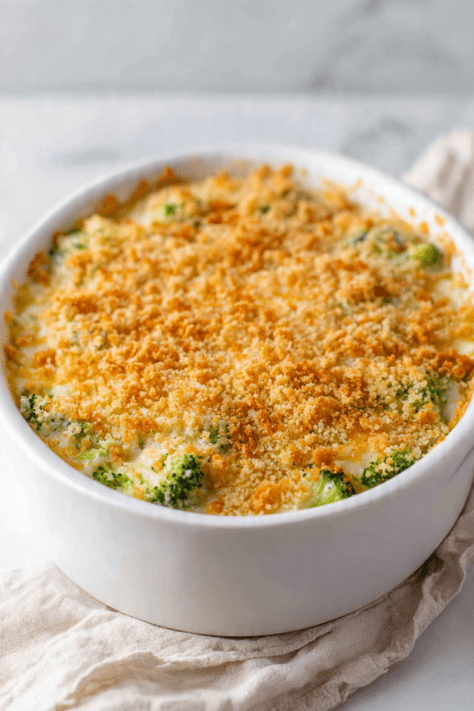 Broccoli Casserole with Ritz Crackers