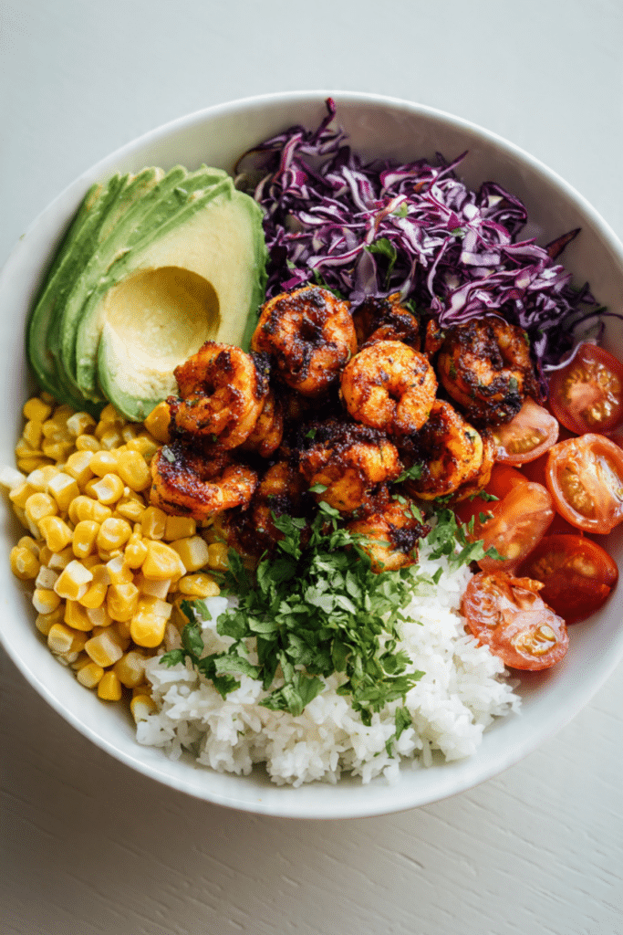 Blackened Shrimp Bowls