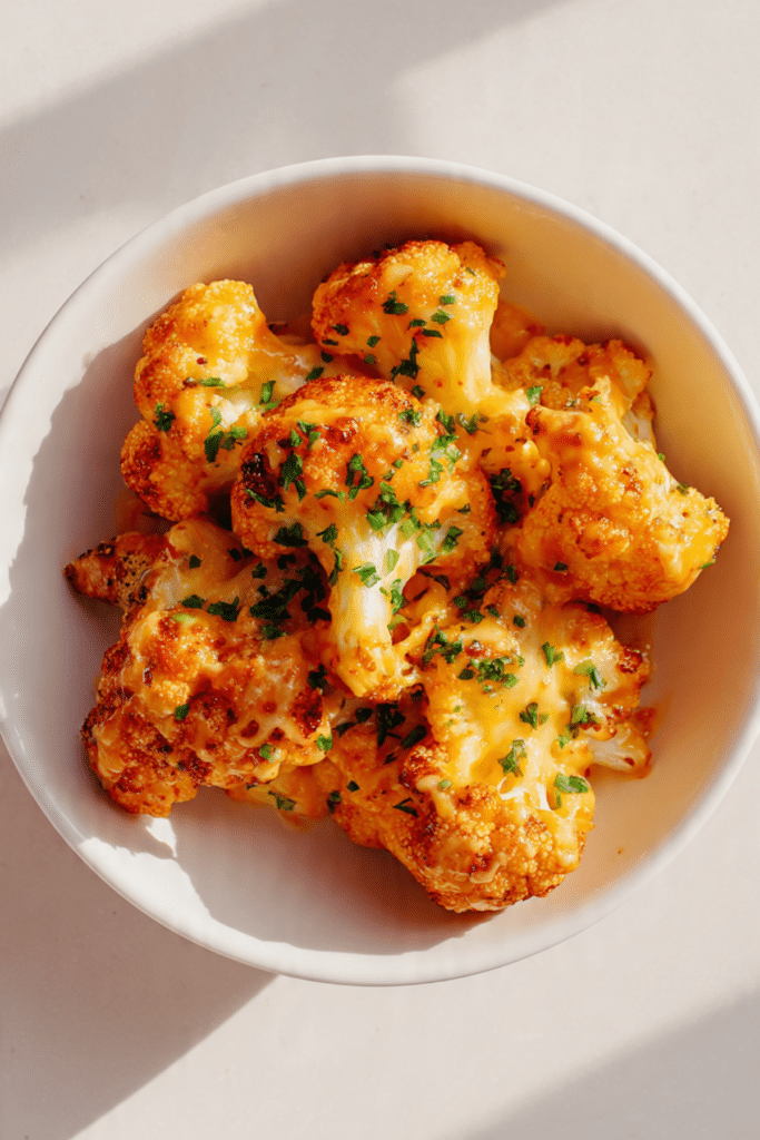 Air-fryer bang bang cauliflower cheese recipe