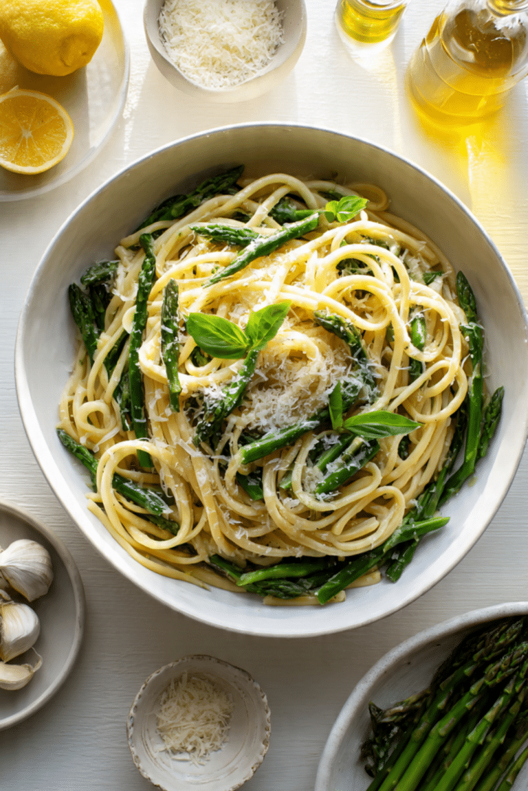 Lemon Asparagus Pasta